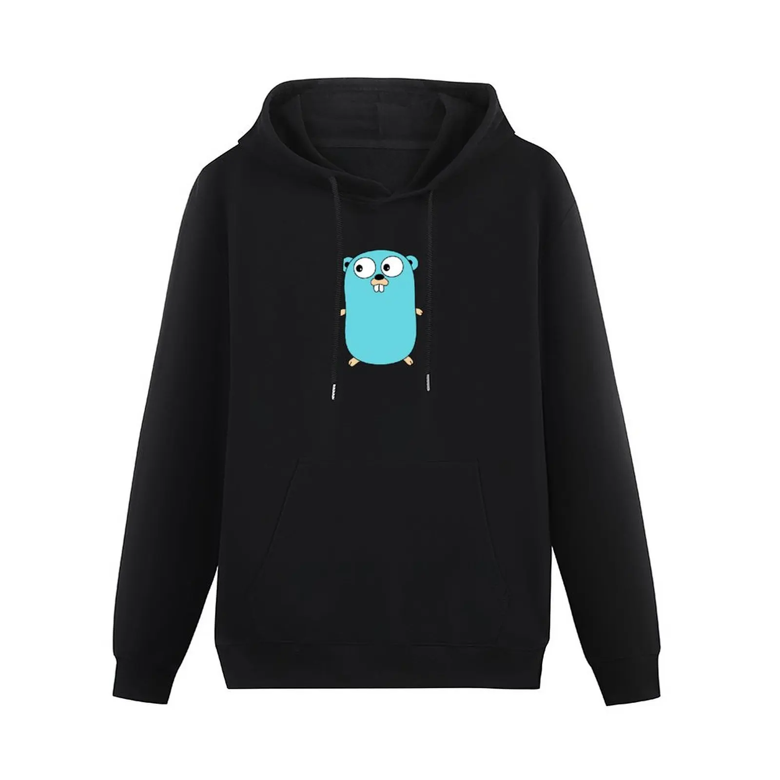 The Go Gopher: Official Golang Logo Pullover Hoodie autumn jacket men men's oversize hoodie