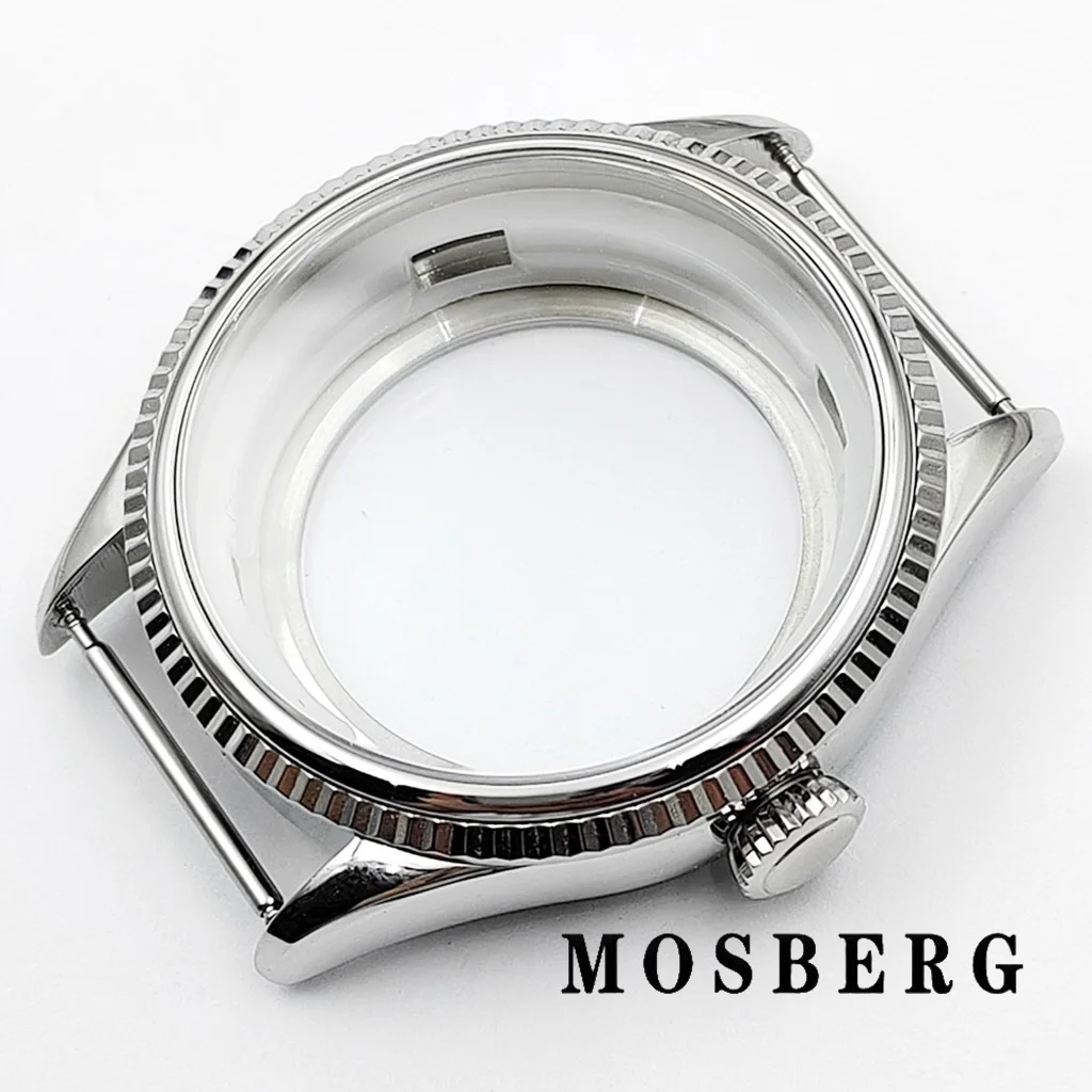 39 мм, зеркальная нержавеющая сталь для часов NH35 NH36, запчасти для автоматического движения