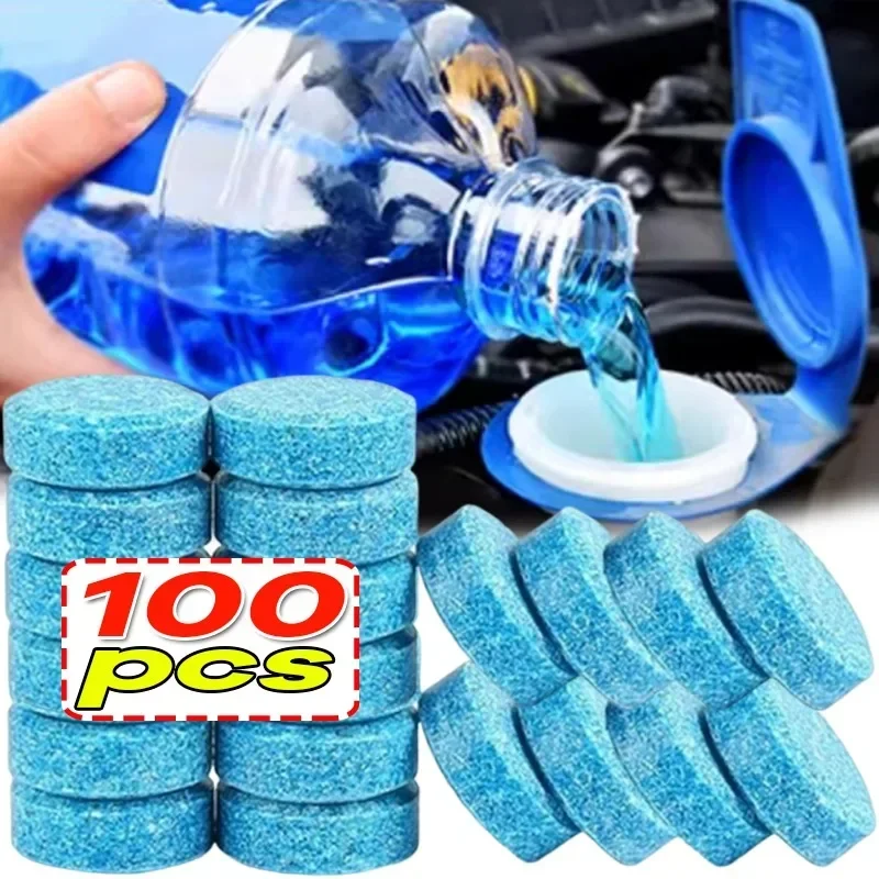 

Моющее средство для чистки окон автомобиля, инструмент для ухода, твердый дворник, концентрированные шипучие таблетки, очиститель лобового стекла автомобиля