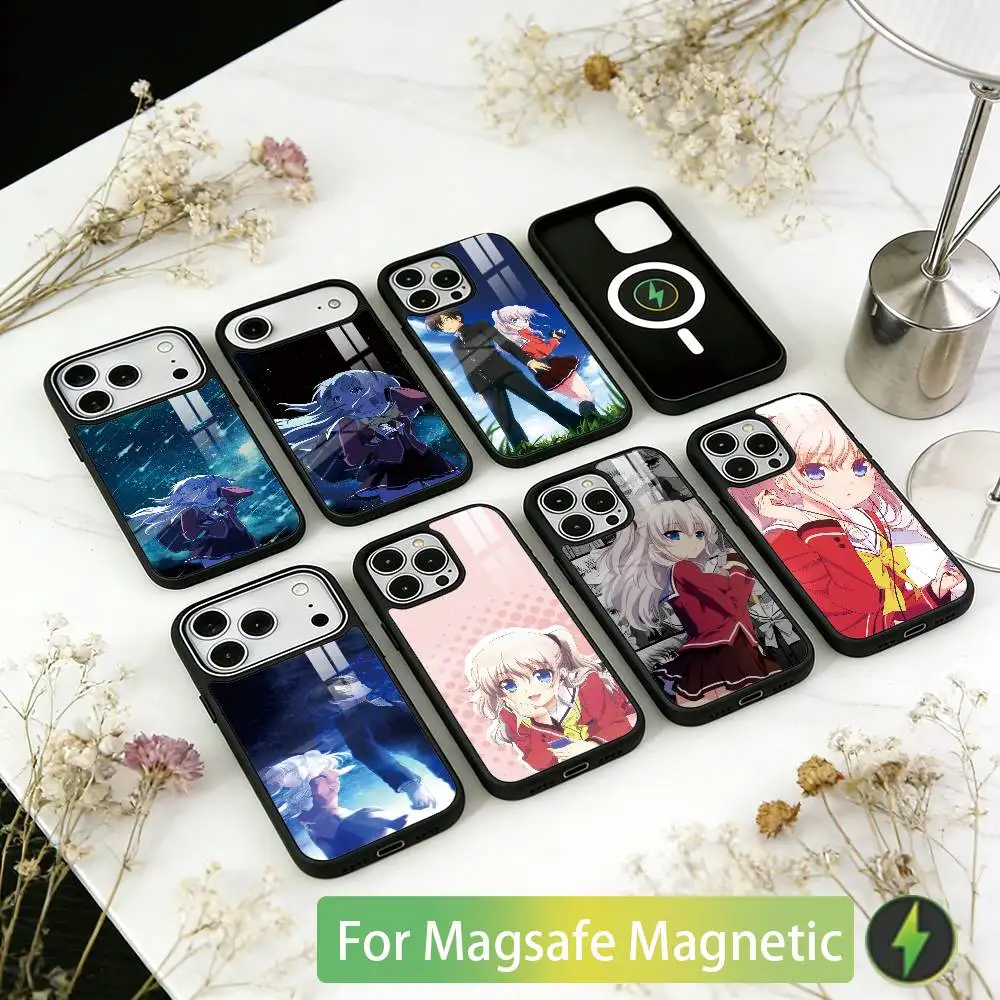 

Charlotte Nao Tomori Phone Case For iPhone17,16,15,14,13,12,11 Plus,Pro Magnetic For Magsafe Wireless Charging