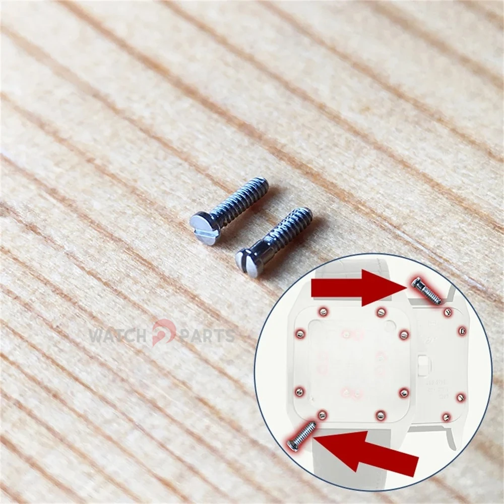 

Watch Bezel Case Back Screw for Cartier Santos 100XL M 2656 2878 Watch Part