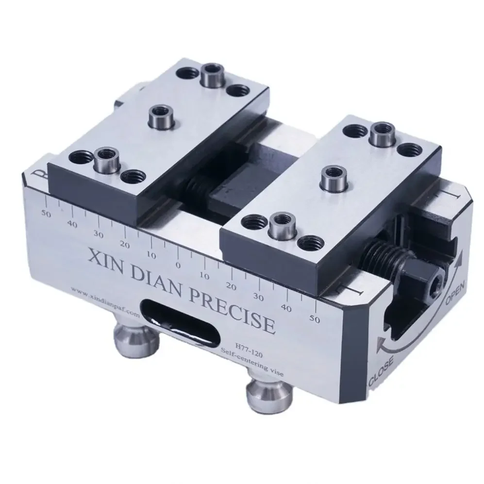 Factory wholesale Self Centering Vise Precision H77 Style 4-axis 5-axis Universal Vice Precision Vise CNC Self Centering Vise