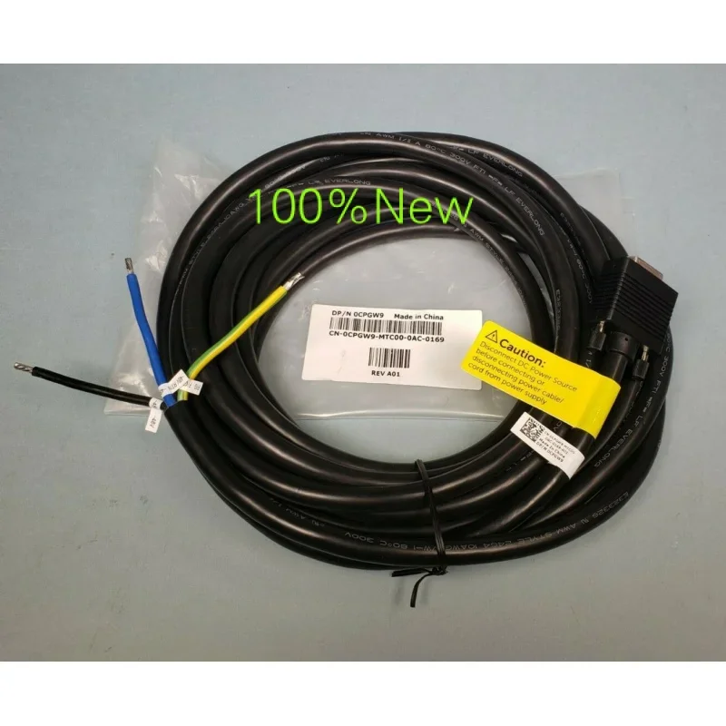 95%NEW for Dell CPGW9 23FT / 7M Meter 10AWG 3C DC Power Cable for EqualLogic Compellent PV 0CPGW9