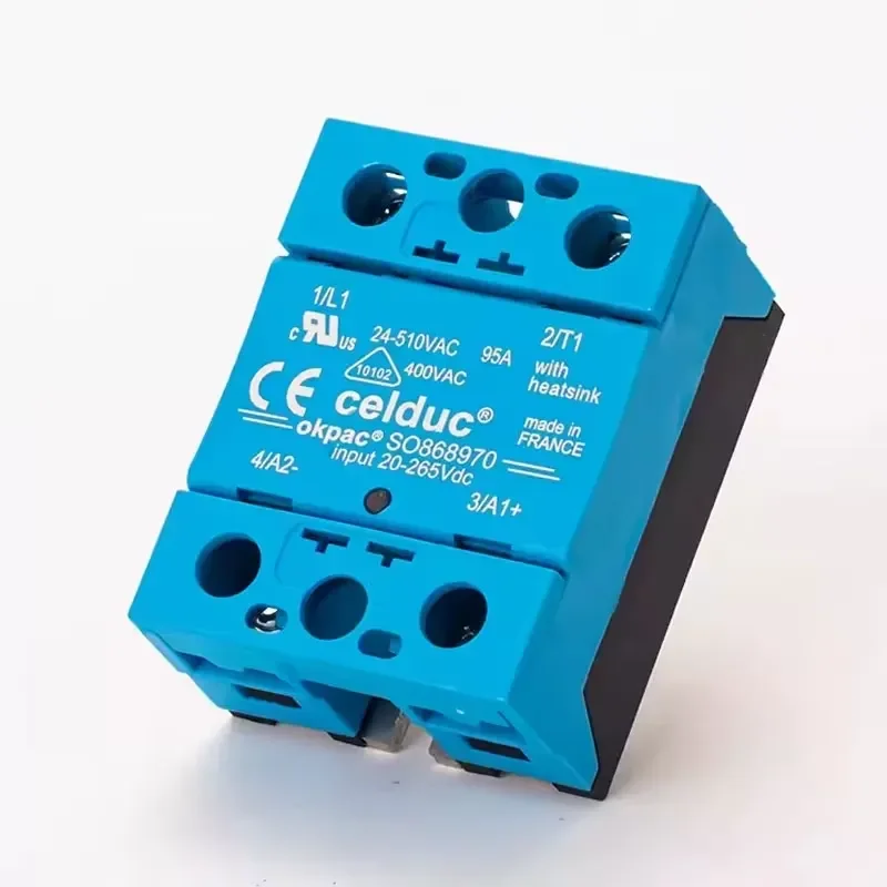 2026 Hot！ Single Phase High Power SSR Solid State Relay DC to AC With LED Status Indicator for Industrial Automation SO968470