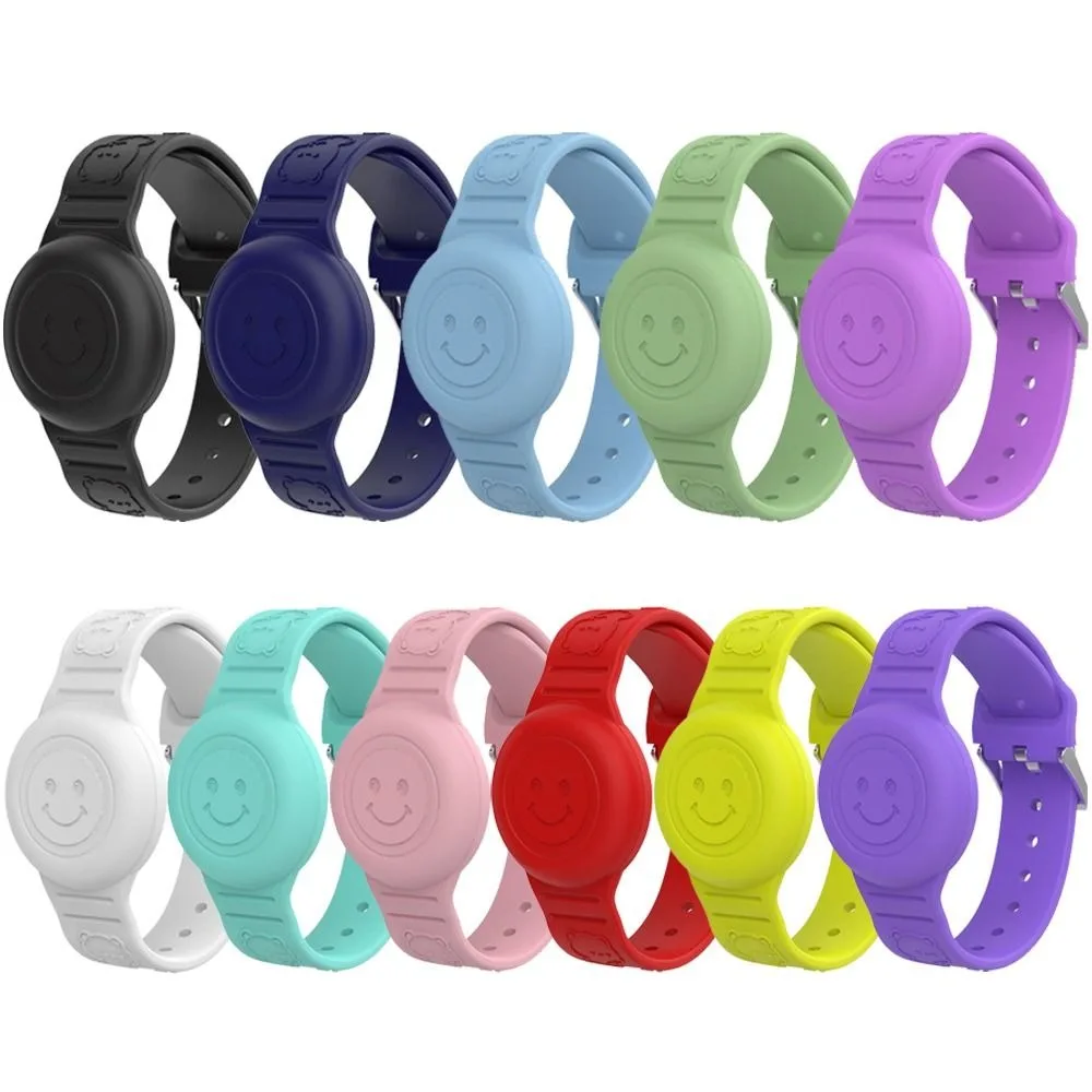 New Silicone Kids Bracelet Case Bracelet Holder Child Wristband Replacement Waterproof Silicone Strap for Apple Airtag