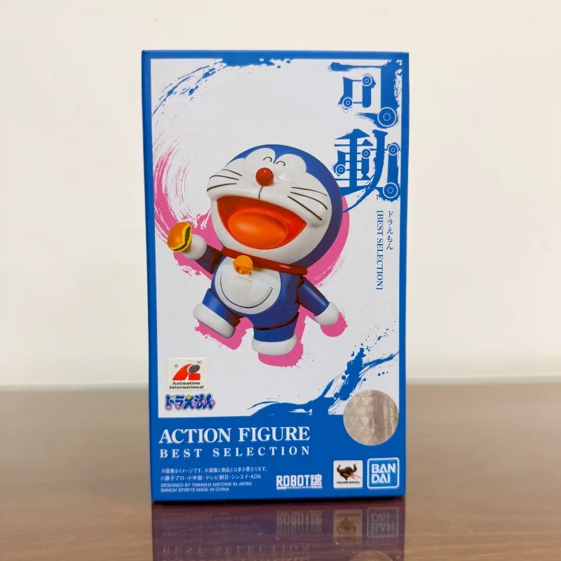 

Bandai Robot Spirits Doraemon Action Figure Bs Simplified Version Anime Collectible Model For Adult Collectors In Stock