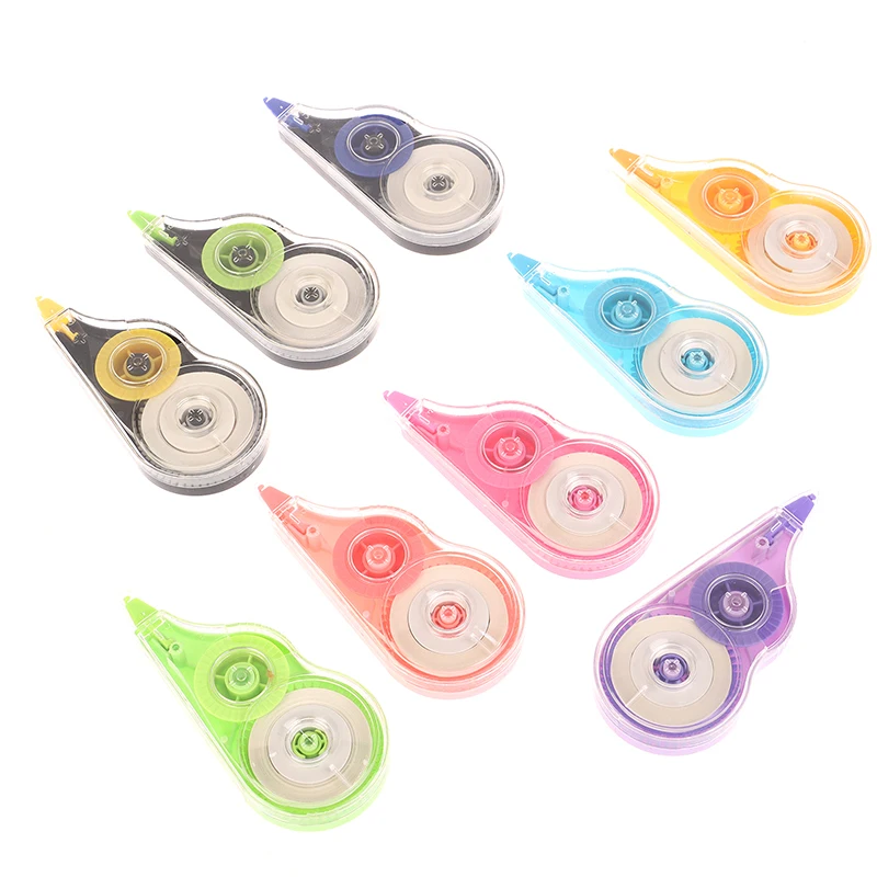 6pcs/set Capacity Ribbon Correction Express Privacy Protection Belt Real Office Stationery Student Stationery School Stat