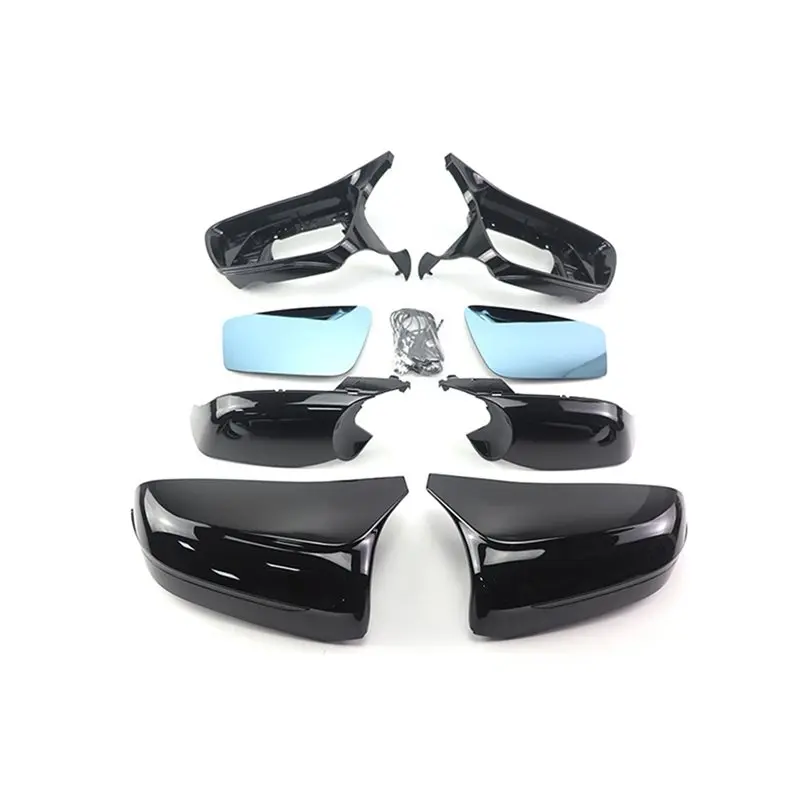 

【Price Drop !!】 Side Mirror Cover Caps W/Lamp In Glossy Black Style For BMW 5 6 7 Series F10 F11 F07 F06 F12 F13 F01 F02 F03 F04