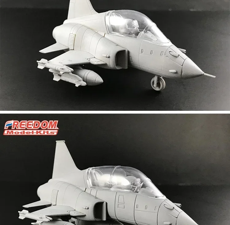 Kit modello di assemblaggio Freedom F 162707   F-5 Tiger II US Navy VFC 111 "Sundowners" Serie compatta F-5E e F-5F