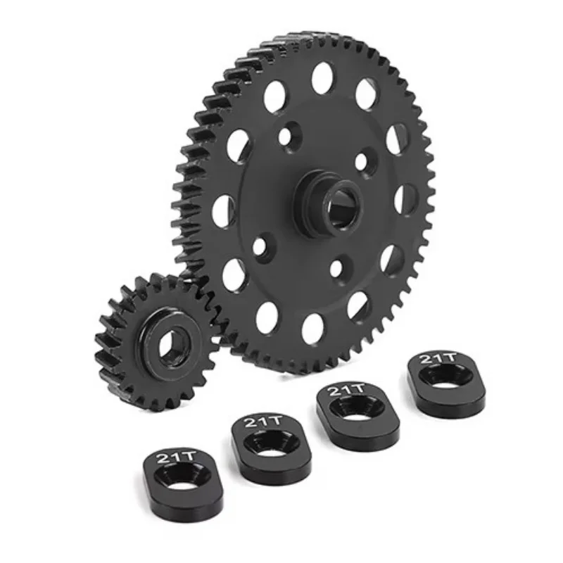 21T 58T Hardened Steel Center Differential Helical Gear for LOSI 5IVE-T and Rovan LT Truck SLT Buggy