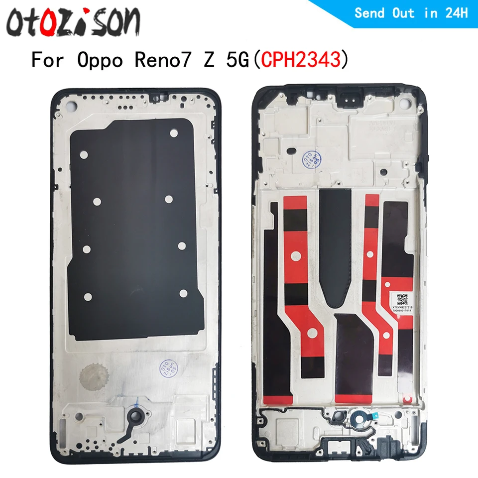 For Oppo Reno 7Z 5G Middle Frame Black Plastic