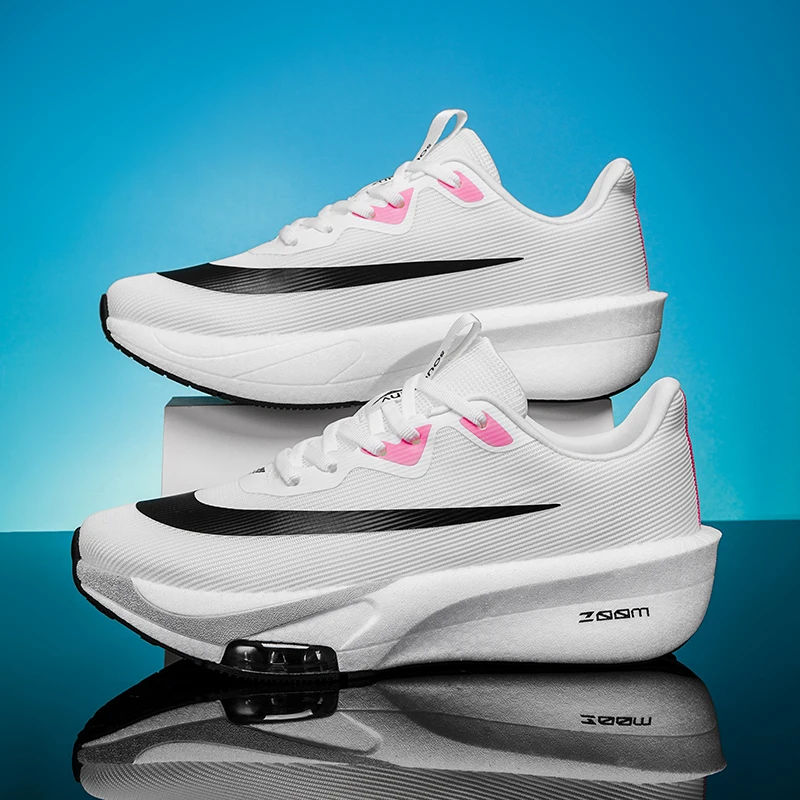 

Air Cushion Running Shoes Speciality Marathon Men Sports Breathable Lightweight Women's Comfortable Nonskid Leisure Sneakers