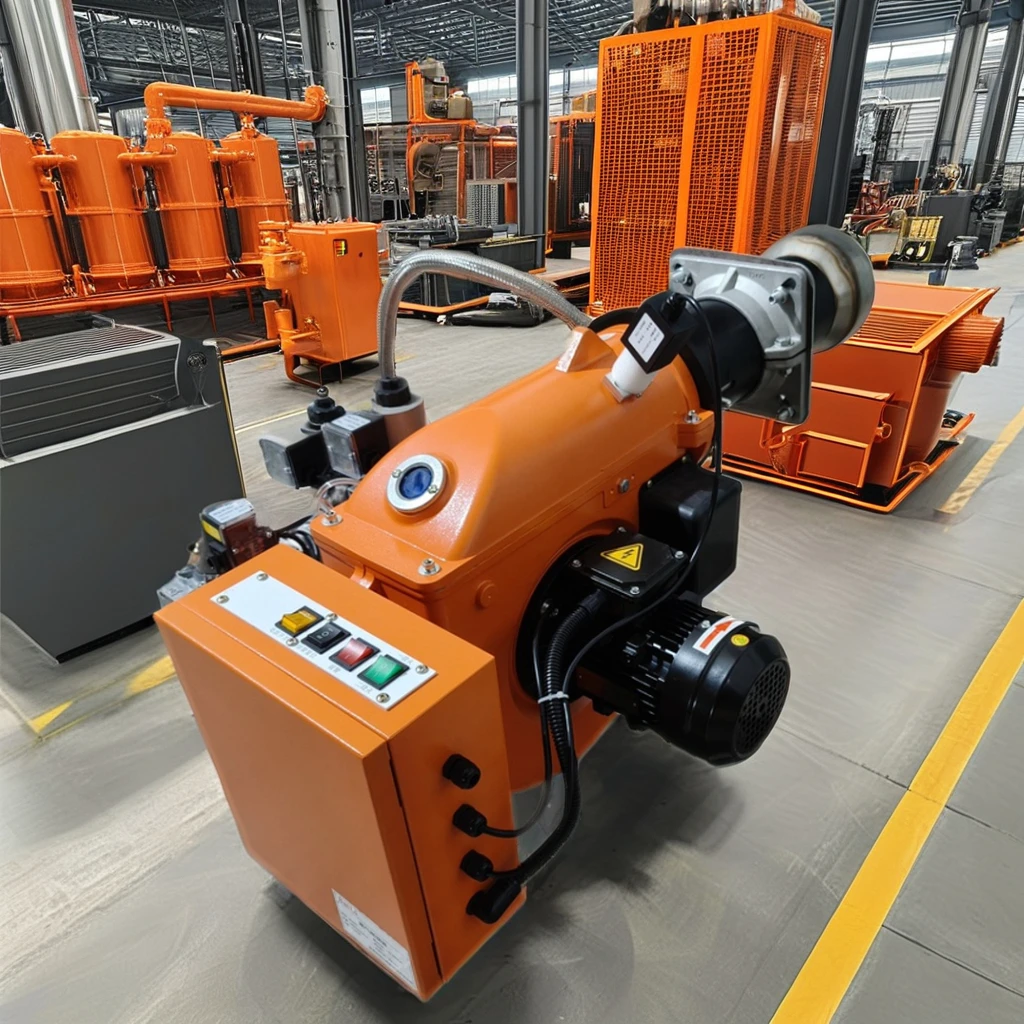 220V High-Power LPN/Natural Gas Double Flame Industrial Oven Heater Boiler Burner New Condition-Powder Coating For Plants