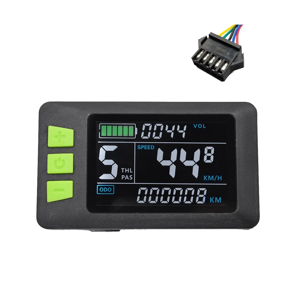 

P3C LCD Display Dashboard Meter Colorful Screen 24V-60V Electric Bike Meter for Electric Scooter(SM Plug 5PIN)