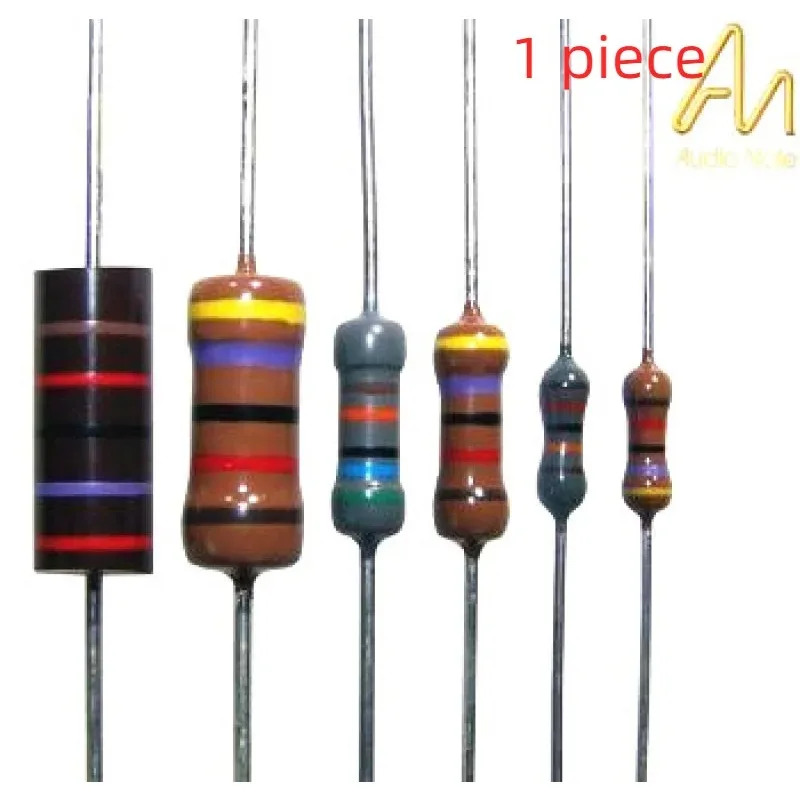 0.5W/1W/2W Audio Grade Tantalum Resistor Low Noise High Precision Resistance for  Stereo System Sound Improvement Modification