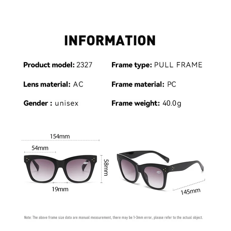 نظارات القراءة الملونة الرجال النساء القراء الشمس رمادي التدرج حماية العين عدسة عالية الوضوح مكافحة الضوء الأزرق طول النظر الشيخوخي نظارات #6