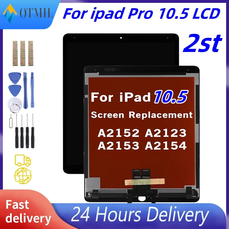 2st LCD For iPad Pro 10.5 A2123 A2152 A2153 A2154 LCD Display Touch Screen Digitizer Assembly  Quality With Adhesive