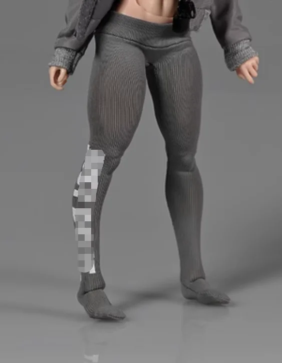 1/12 여성 군인 그레이 레깅스 바지 6''Romankey X 카울 액션 피규어