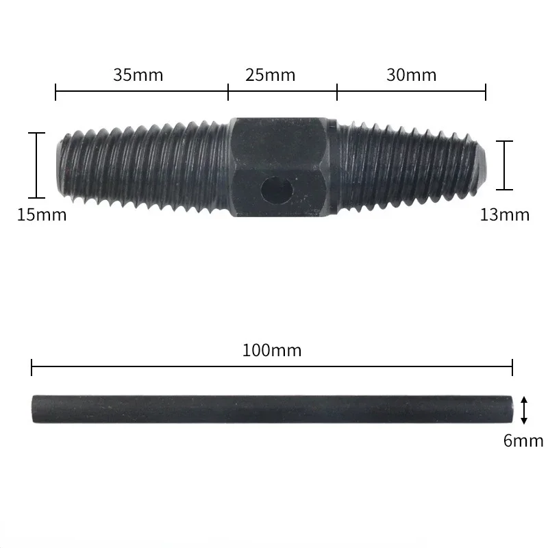 Chiave a doppia testa valvola del rubinetto Set di estrattori di viti rotte strumenti di rimozione del tubo strumento di rimozione rotto del bullone