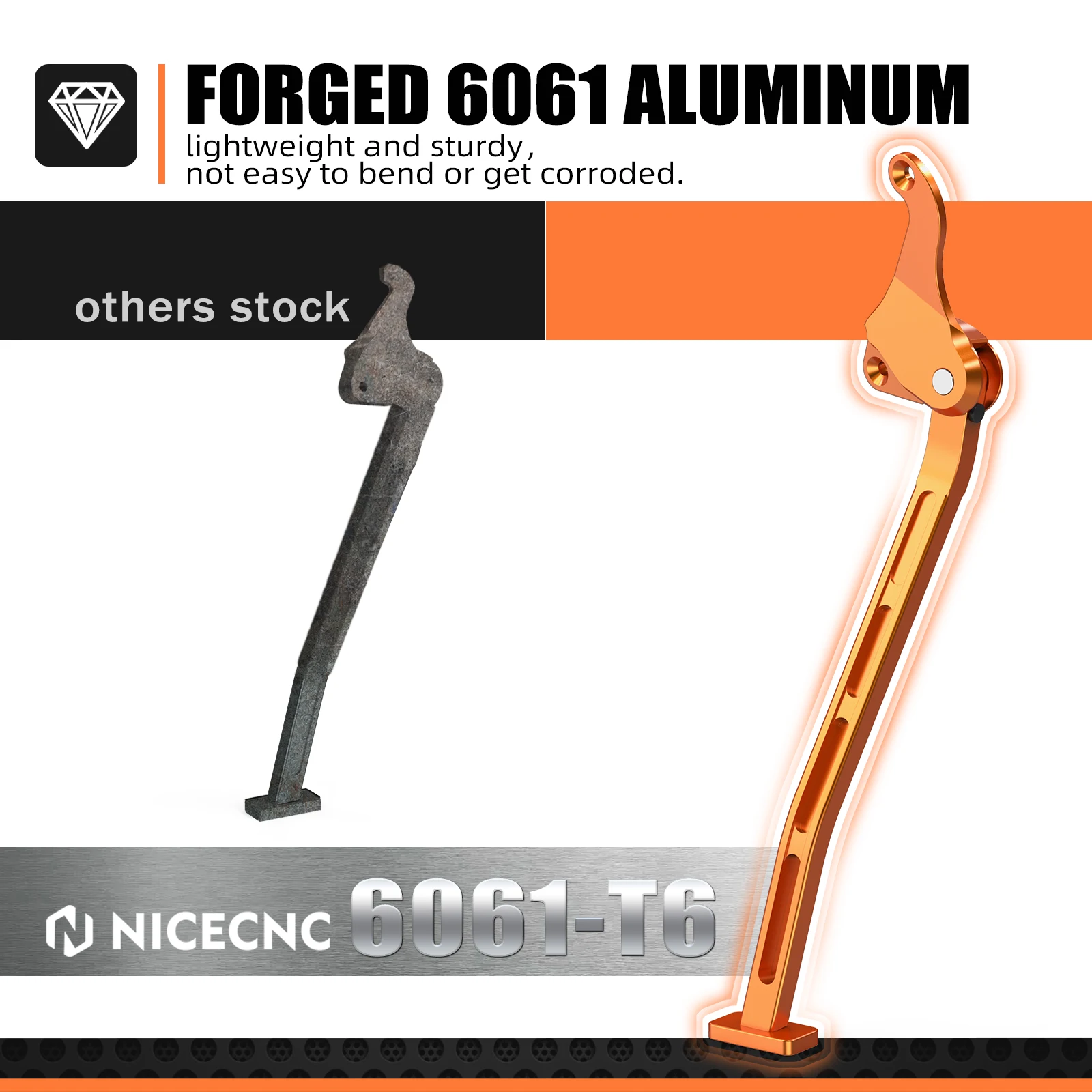 Kickstand Side Stand For KTM SXF 250 SX-F 350 SXF 450 2011-2015 SX 125 SX 150 SX 250 2012-2015 450 SXF FACTORY REPLICA EDITION
