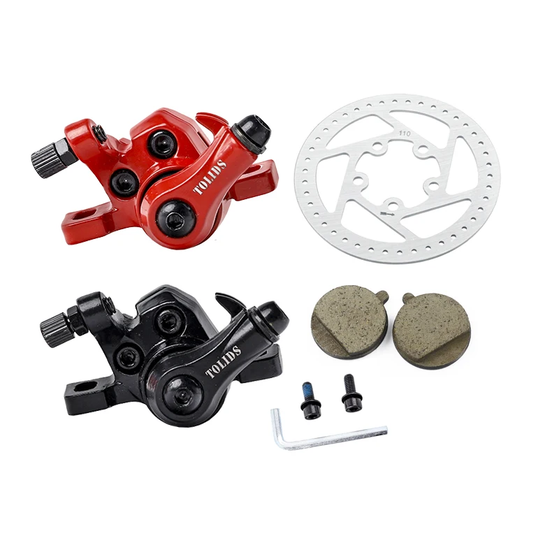 Electric Scooter Red Black brake calipers For Xiaomi M365/ Pro Aluminium Alloy Brakes Include Brake Pads