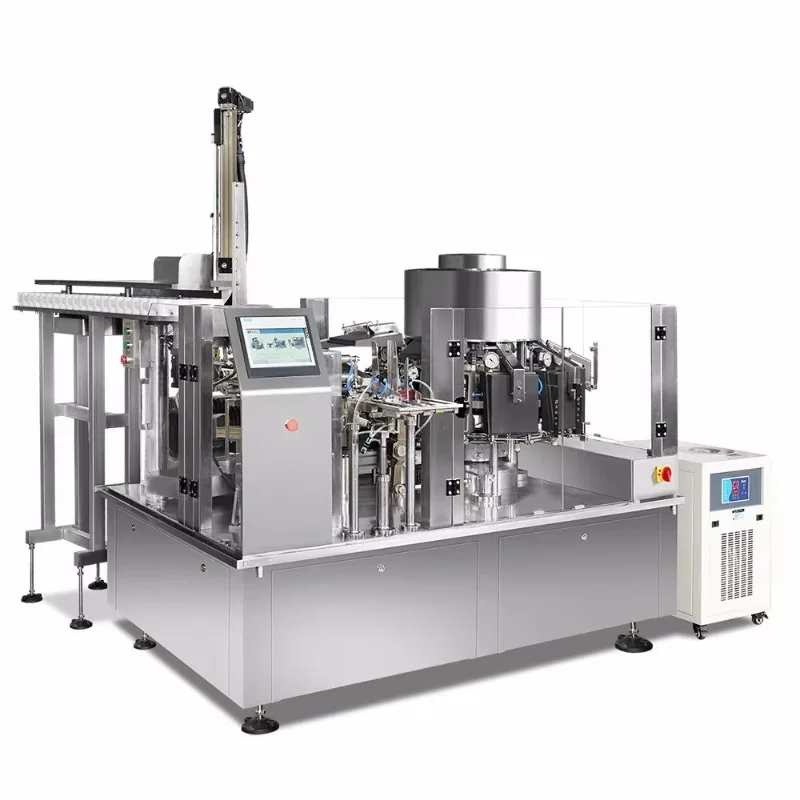 Multi-function Automatic Aseptic Chicken Breast Sachet  Crab Stick and Crab Fillet Bag Pouch Vaccum Packing Machine