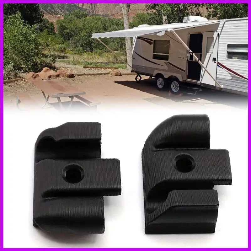 2pcs RV Piping Trim Strip End Caps for Tabbert Caravans Accessories RV Pipe Decorative Strips Replacement End Caps