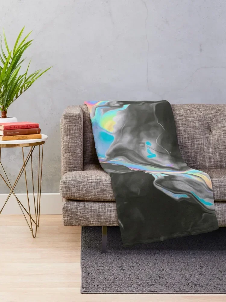 SPACE & TIME Throw Blanket funny gift Multi-Purpose wednesday Blankets