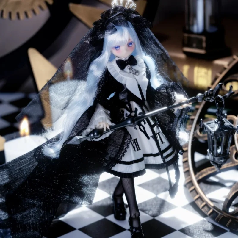 

New 1/6 Bjd Time Rift & Music Box Series Blind Box Cute Girls Action Figure Moveable Doll Desktop Ornament Surprise Girls Gift