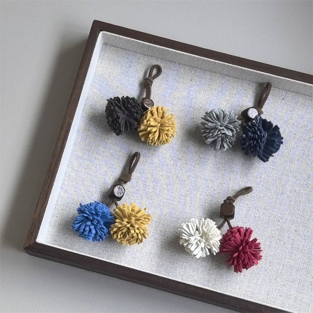 Maillard Schnürsenkel Blume Tannenzapfen Pom-Pom Quaste mit Holzperlen Känguru Charm Einzelpackung Sneaker Schnürsenkel Zubehör – Detail 11