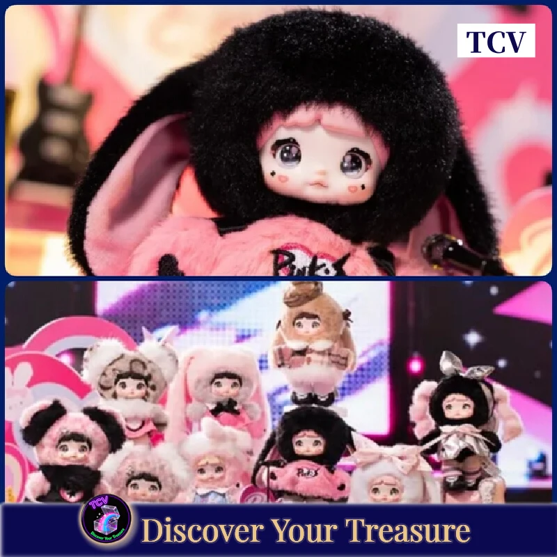 

Коллекционные плюшевые игрушки Tcv Nommi Pinky Energy Series Blind Box: милые виниловые куклы в загадочных коробках — идеальный подарок на день рождения