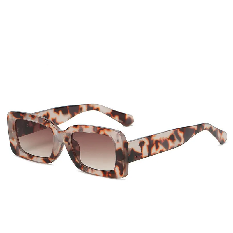 2025 New Retro Small Sunglasses Men's and Women's Fashion Trendy Vintage Popular Square Frame Rectangle Sunglasses UV Protection