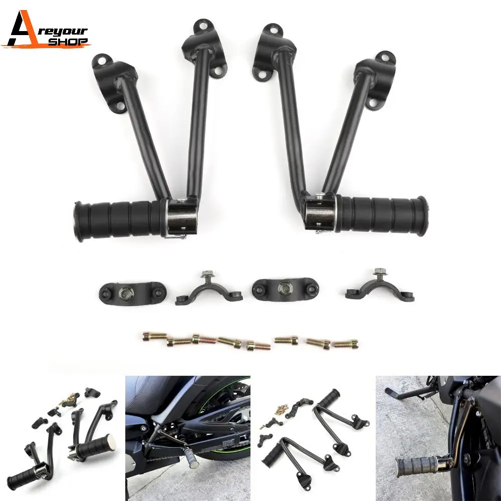 

Areyourshop For Kawasaki Vulcan 650 VN650 2015 Motorcycle Rear Passenger Foot Peg BracketBlack Motorbike Part New Arrival