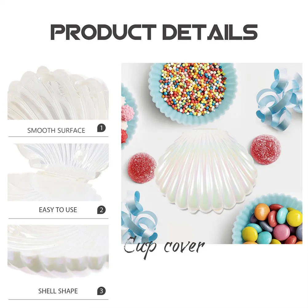

15 Pcs Decorate Candy Box Office Clam Shell Holder Pp Wedding Favor Boxes Seashell Ocean Party Containers Party Containers