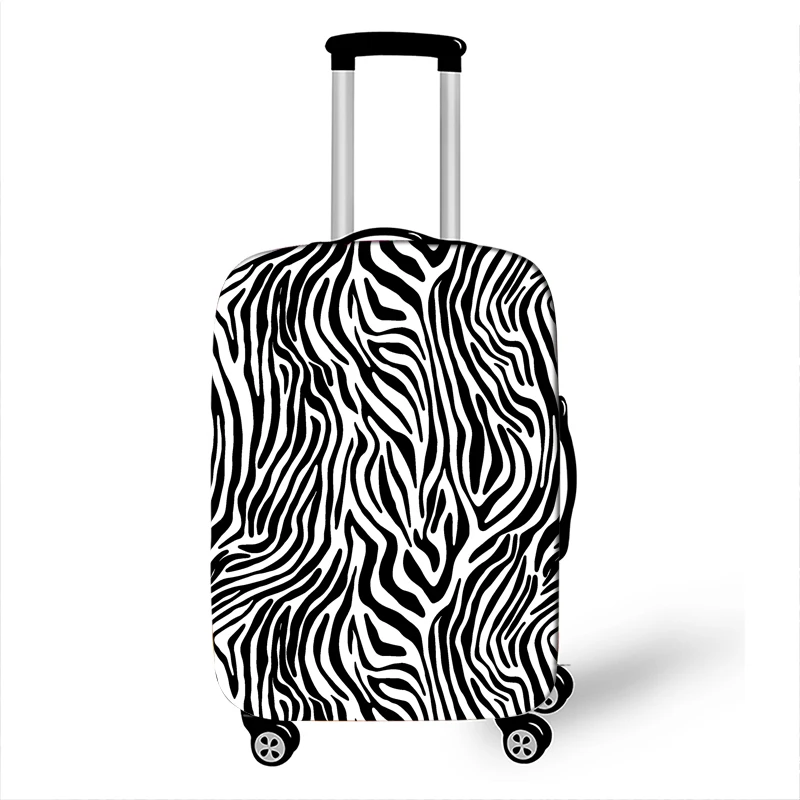 Leopard Snake Skin Crocodile Stripes Print Luggage Cover Elastic Anti-dust Suitcase 18-32 Inch Protective Travel Accessories