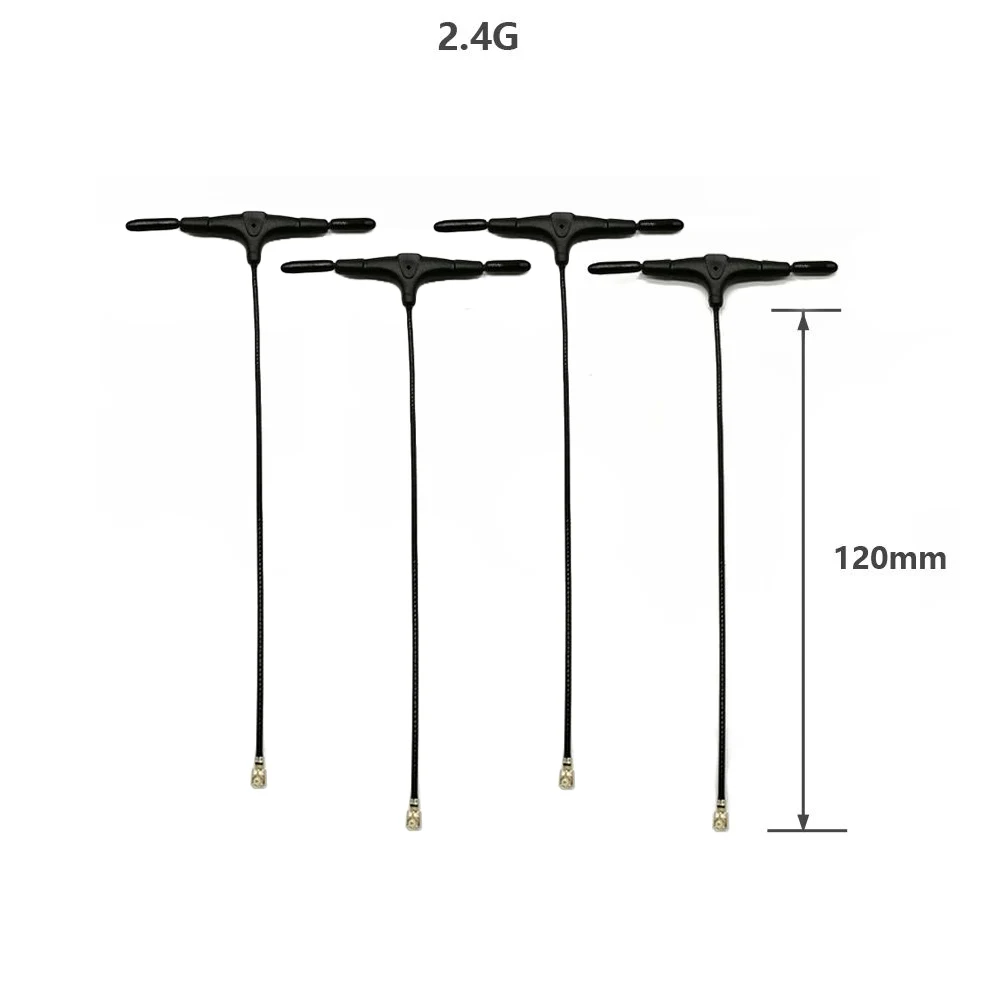 PHISITAL 915 MHz 2,4 GHz T-Typ-Antenne für UFL-Anschluss ELRS EP1 RX, kompatibel mit TBS Crossfire Nano-Empfänger RC FPV Drohne 4