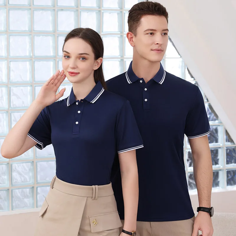 Summer Men Women Short Sleeve POLO Shirt Print Logo Custom Patterned Embroidered Name Perspirant Group Working Clothing 5xl  Top