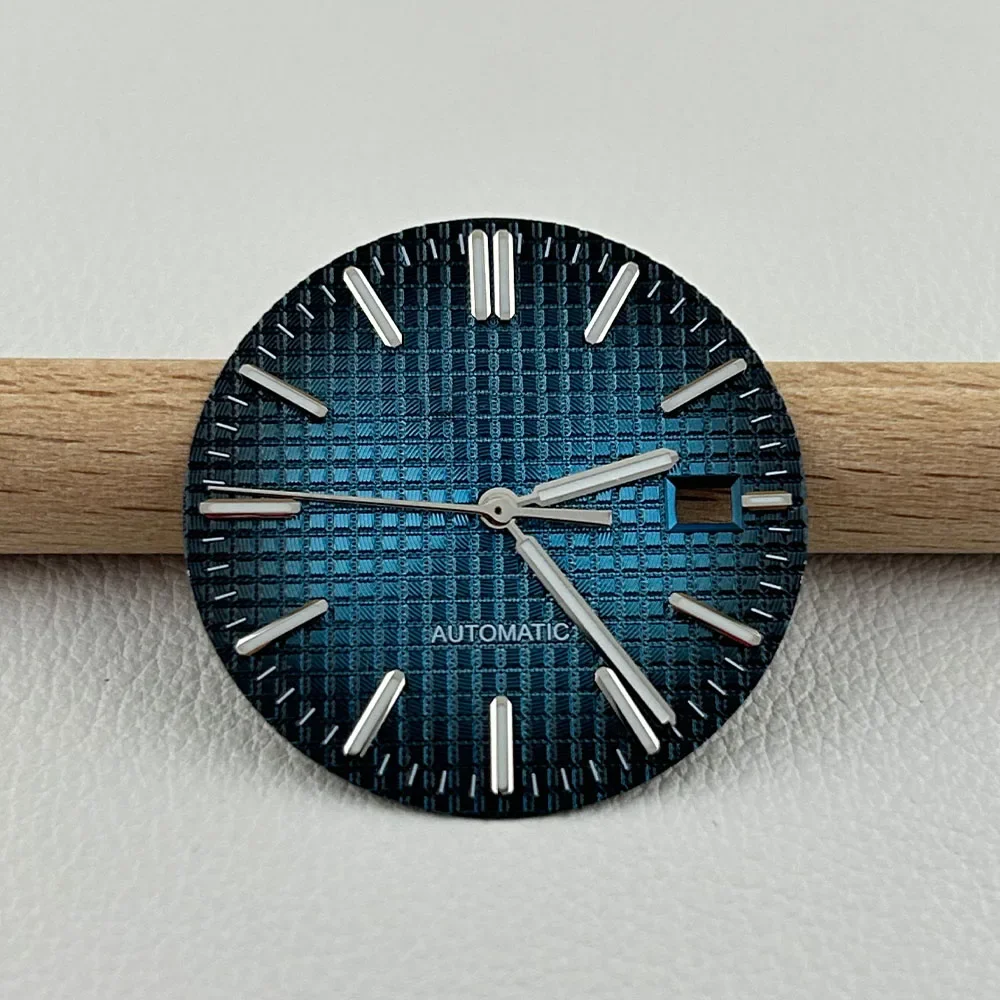 NH35 قرص الأيدي 31.8 مللي متر مؤشرات قرص الساعة إبر الوجه المضيئة الخضراء لقرص البلوط الملكي nh35 nh36 ملحقات ساعة الحركة