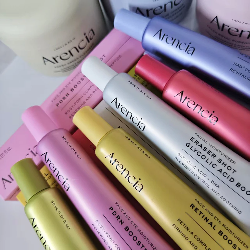 New Arencia Retinal Eye Cream Rice Mochi Cleanser Vitamin‑C eye cream Clean Deep Hydrating Brighten Firming Skincare Products