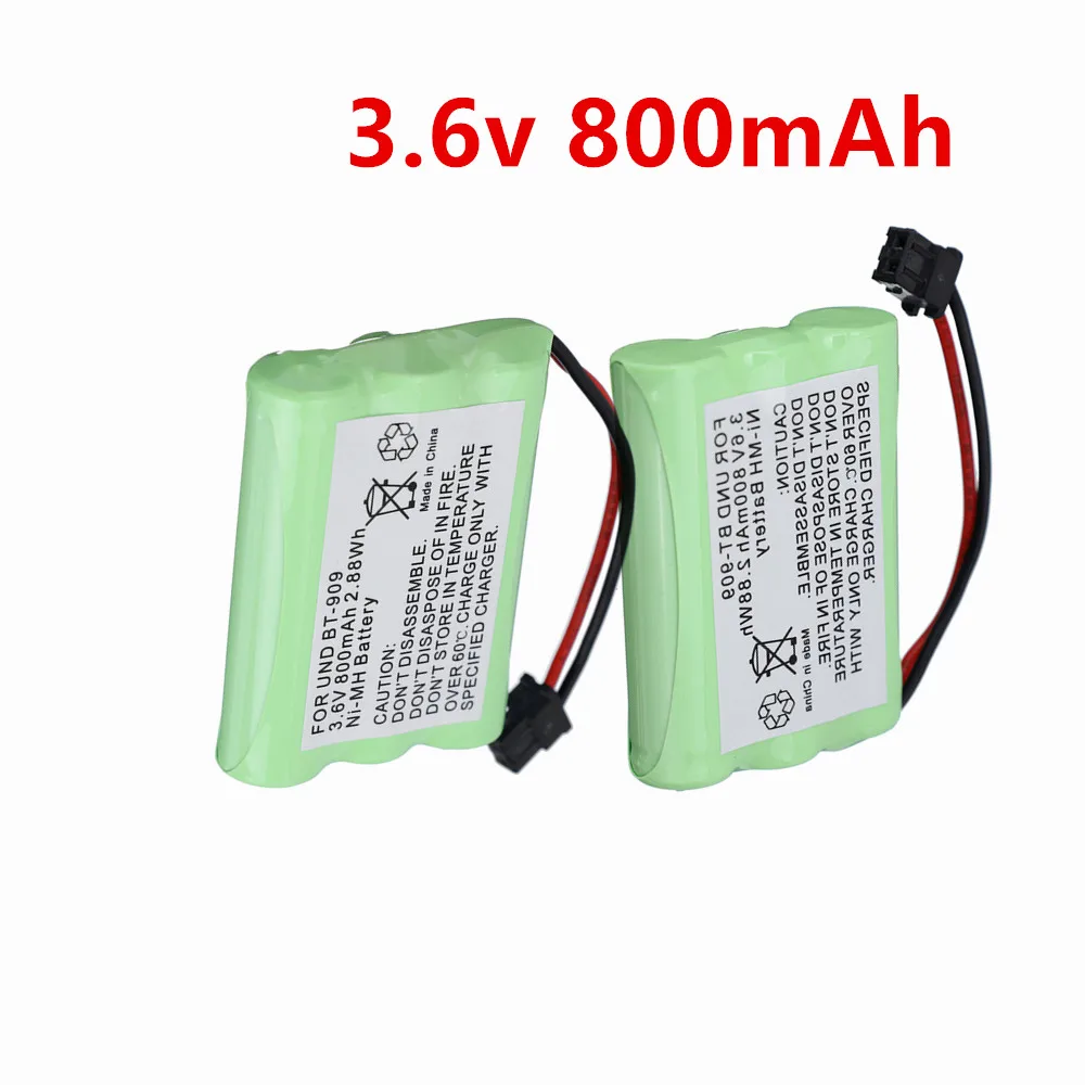 3.6V 800MAH 3 * AAA ni-mh Rechargeable Batteries For Uniden BT1004 BT-909 BT909 Cordless Phone Bbattery
