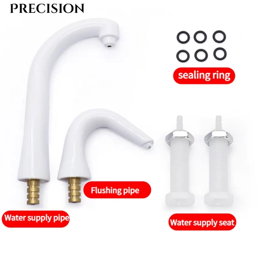 Imagen 1 del producto Silla Dental Spittoon, accesorios de máquina integrales, tubería de suministro de agua de lavado, codo, lavado de esputo para unidad de acceso de silla