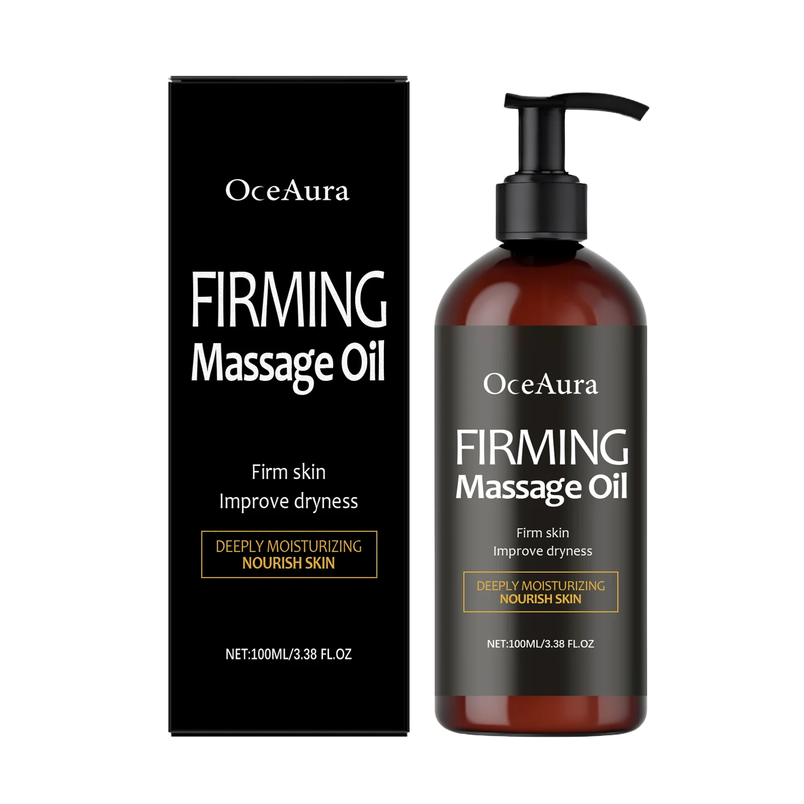 Huile de Massage raffermissante pour le corps, alimentation en profondeur pour peau sèche, hydratante, lissante, raffermissante, apaisante, brillante, douce