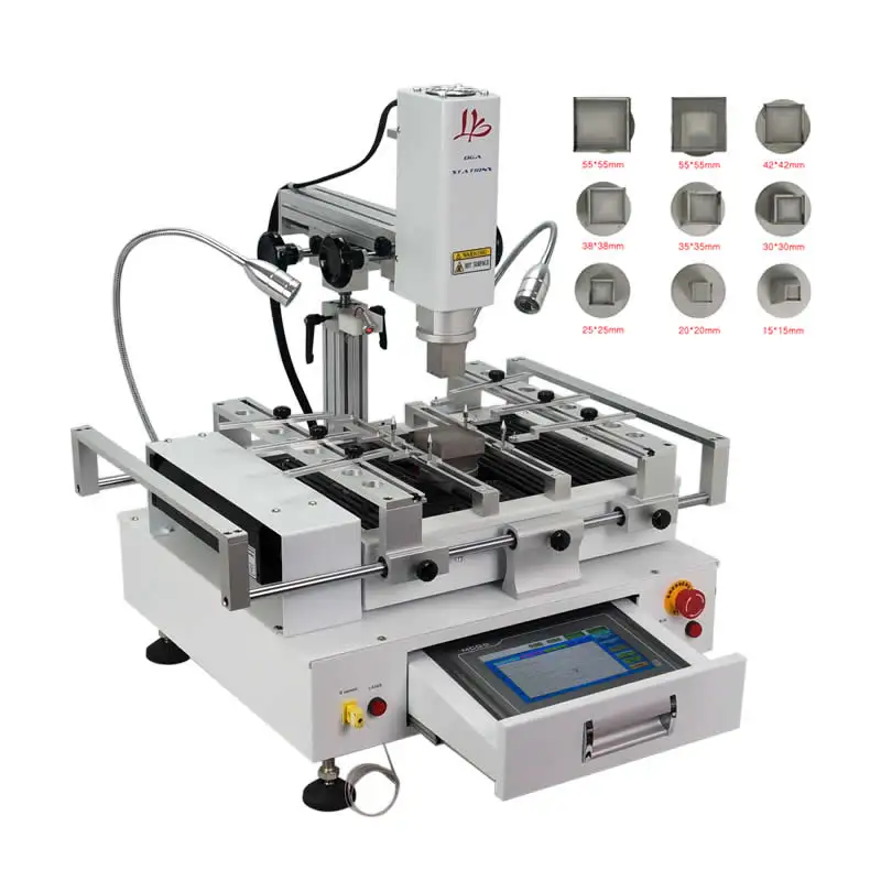 R690 4000W maszyna do BGA Reballing stacja lutownicza na gorące powietrze z systemem kamera CCD opcjonalnym do naprawy przeróbki płyty głównej chipów