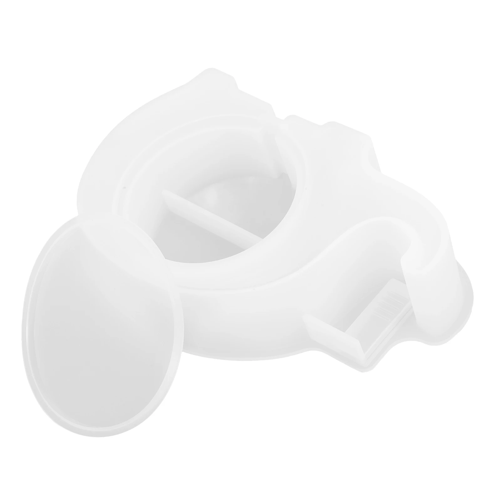 

Silicone Mold for Resin Animal Piggy Bank Coin Saving Jar White Silica Gel Epoxy Craft Jewelry Accessories Cartoon Money