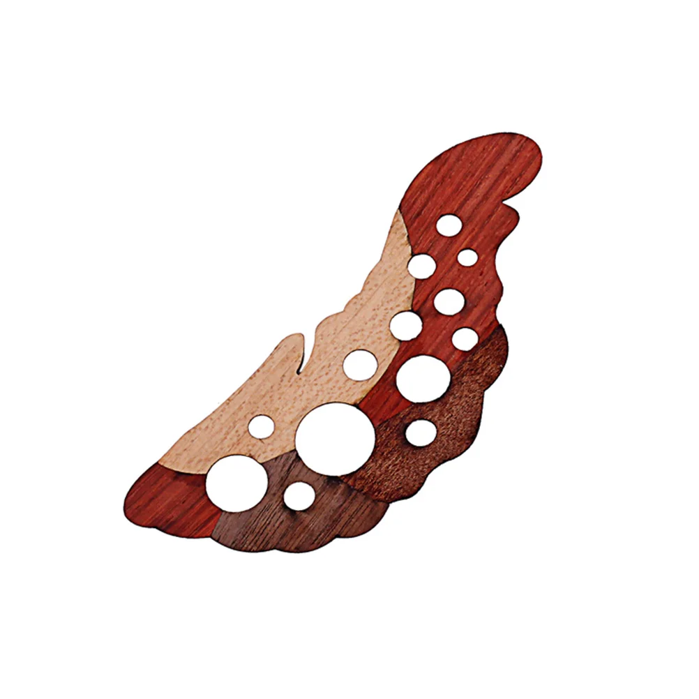 

Electric Guitar Grape Leaf Wooden Pickguard Red Scratch Plate Anti-Scratch Board Guitar Parts Replacement DIY Accessory