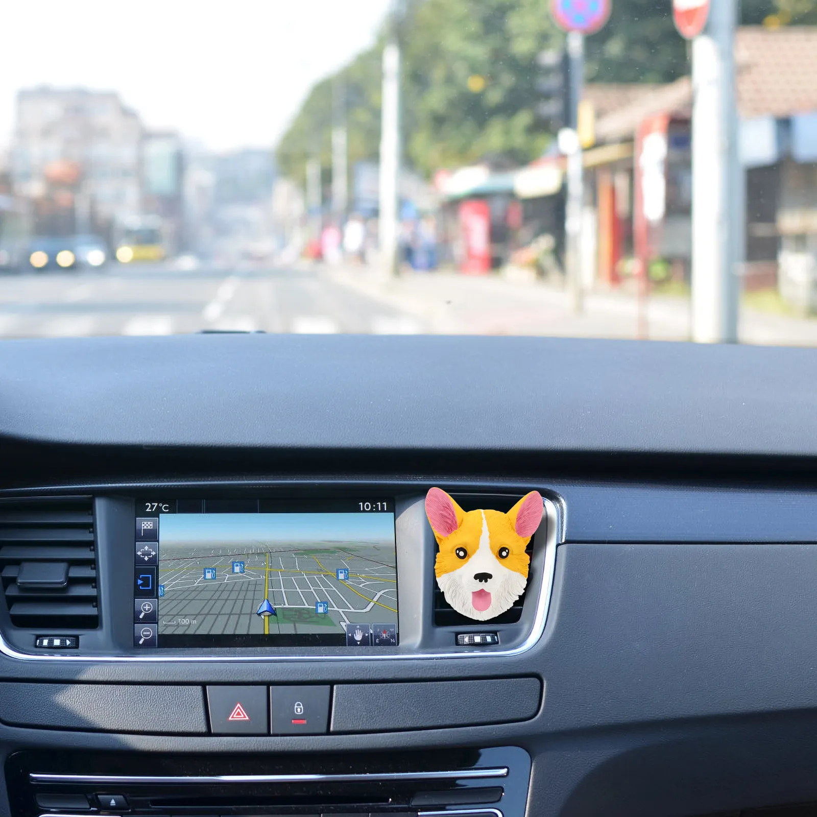 2Pcs Corgi-Style Car Aroma Diffuser Clip for Air Vent – Essential Oil Air Freshener for Vehicle