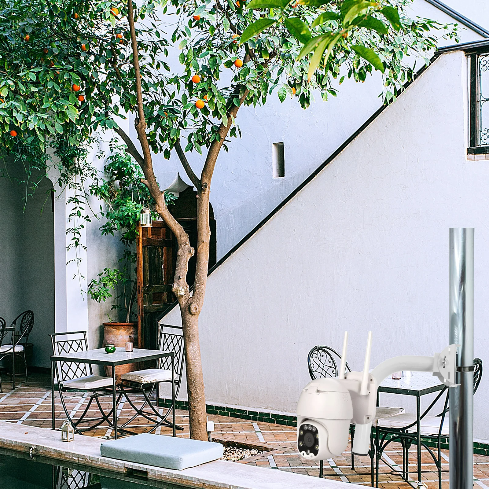 

Wireless Monitoring Bracket Steel Outdoor Antenna Pole Mount for Cameras Signal Booster Accessories Antenna Pole Mount