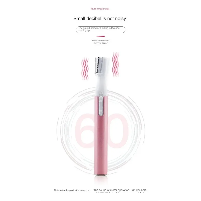 High Quality Practical Electric Face Eyebrow Scissors Hair Trimmer Mini Portable Women Body Shaver Remover Blade Razor For Sale