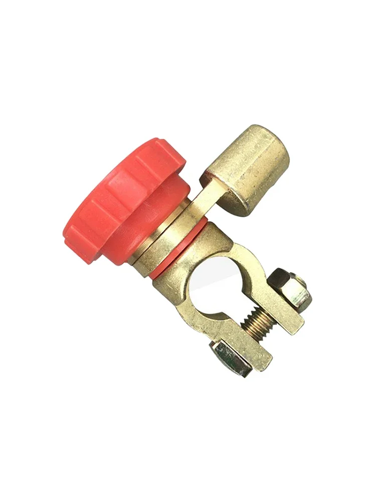 مفتاح طرفي لبطارية السيارة، قطع غيار شاحنات المعزل السريع، قطع غيار السيارات، قطع البطارية باللون الأحمر والأسود #3