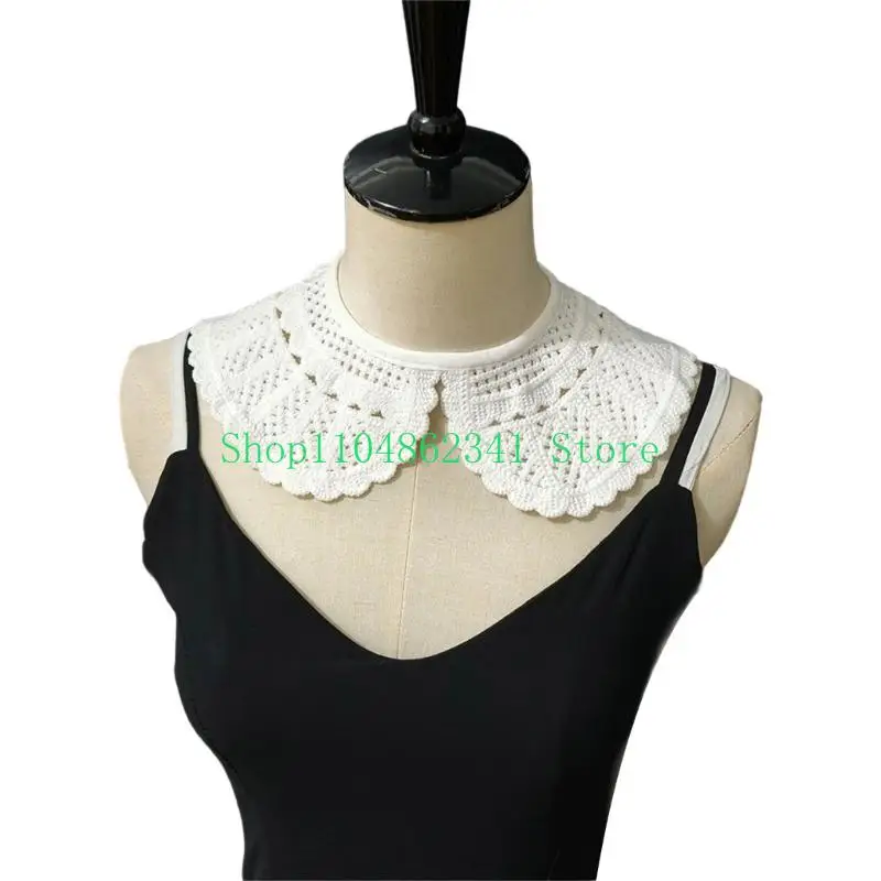 5ASD FSIONALAID LACE TRIM CLANT COLLAR ACCESSION DESTACHINE DESIGN COLLAR FASHION FASHION FASHION FASHION